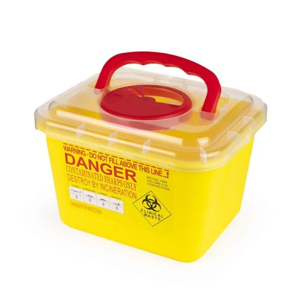 10041.jpg Container pentru ace / deșeuri înțepătoare 1 L
