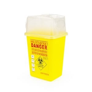 10042.jpg Container pentru ace / deșeuri înțepătoare 1 L