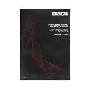 UNISTAR Thermal Copier Hectograph Paper Magenta 20 pcs produs profesional pentru tatuaj UNISTAR Thermal Copier Hectograph Paper Magenta 20 pcs produs profesional pentru tatuaj