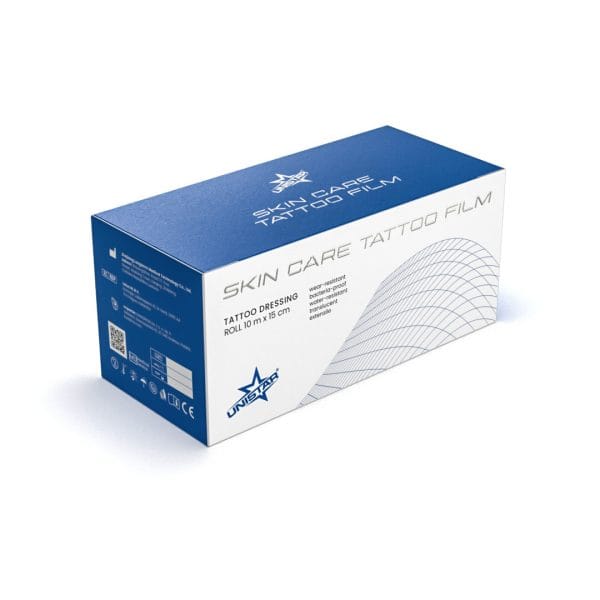 UNISTAR Skin Care tattoo film dressing on a roll - 10 m x 15 cm produs pentru protectie si ingrijire tatuaj UNISTAR Skin Care tattoo film dressing on a roll - 10 m x 15 cm produs pentru protectie si ingrijire tatuaj
