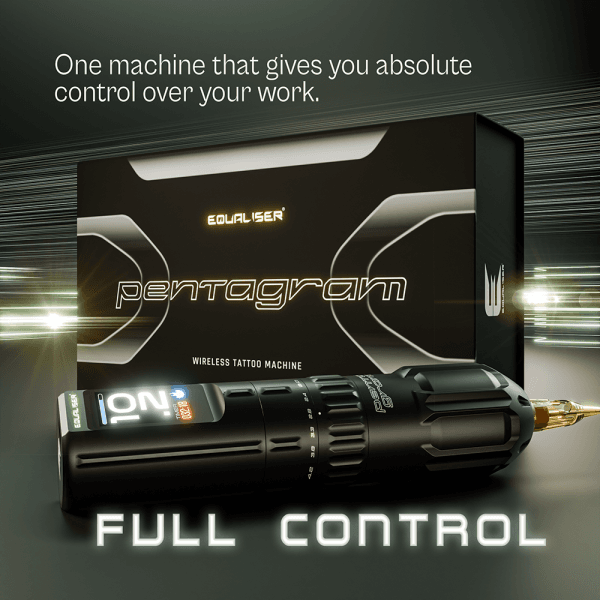 Equaliser Pentagram – Aparat Tatuat Wireless aparat de tatuat profesional