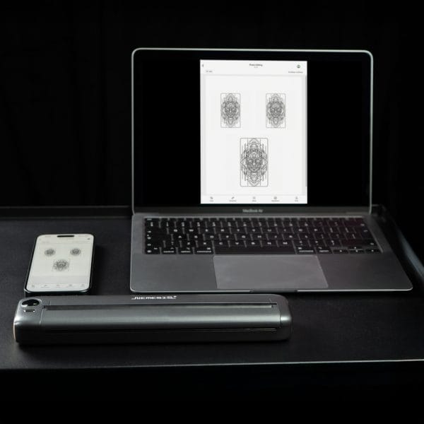 Imprimantă stencil wireless Nemesis – portabilă, rapidă, cu aplicație Smart Stencil