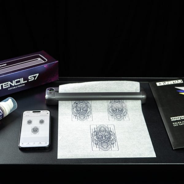 Imprimantă stencil wireless Nemesis – portabilă, rapidă, cu aplicație Smart Stencil