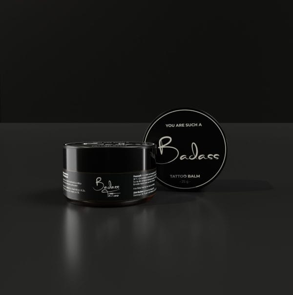 Badass Tattoo Balm produs pentru protectie si ingrijire tatuaj Badass Tattoo Balm produs pentru protectie si ingrijire tatuaj