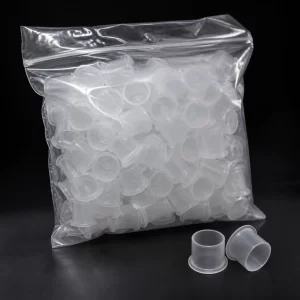 Cupe pentru tuș cu suport 13 mm - 100 buc.